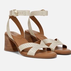 Naturalizer Gold Strappy Heels